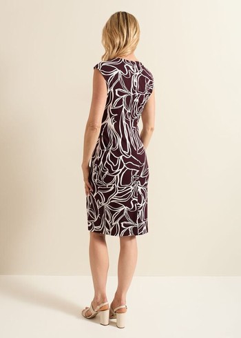 Phase Eight Sabrina Abstract Tie Dress Multicolor USA | 9652843-MP